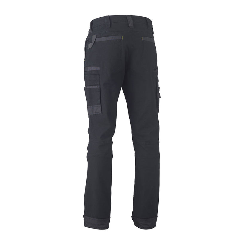 Load image into Gallery viewer, Bisley Flex & Move Stretch Utility Cargo Pants featuring multifunctional pockets, including oversized cargo pockets, contoured leg and knee design, and durable Cordura® highlights, ideal for active safety and work environments.