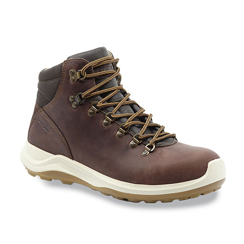 Load image into Gallery viewer, Grisport Bruno Safety Boots featuring a sleek design with laces, crafted from oiled Dakar leather, and equipped with a durable Active Pro sole for enhanced comfort and grip, ideal for workplace safety.