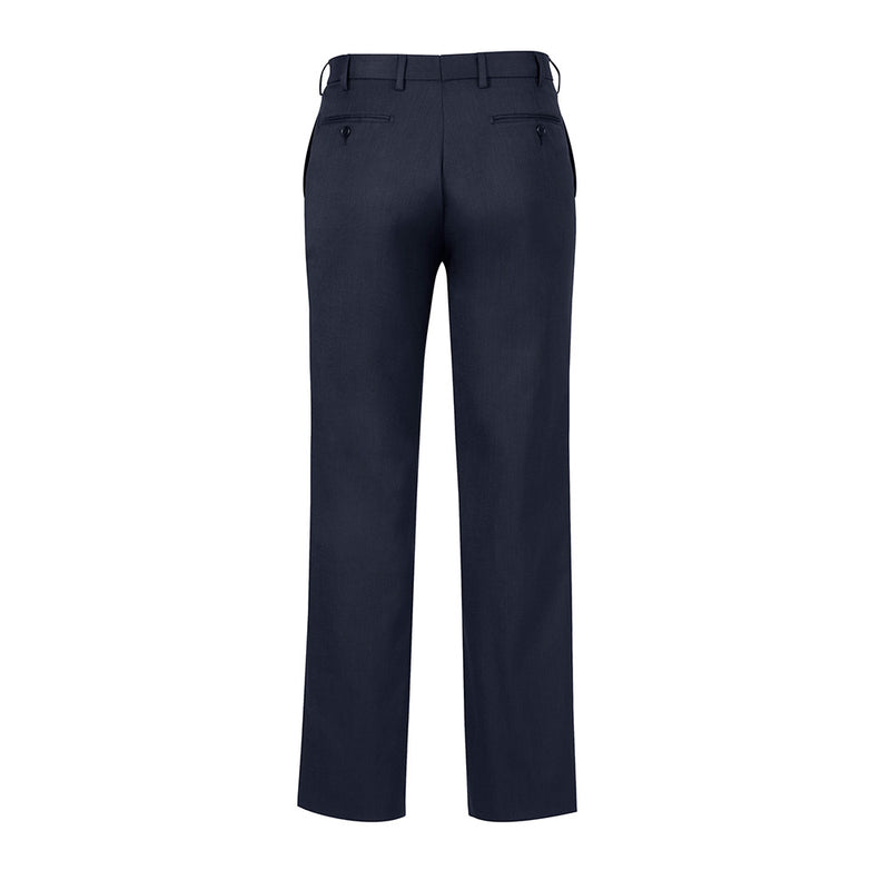 Load image into Gallery viewer, Biz Mens Classic Pleat Pant, featuring a modern design with a single pleat for extra room, regular fit, mid-rise waistband, and mechanical stretch fabric, ideal for professional settings and workplace comfort.