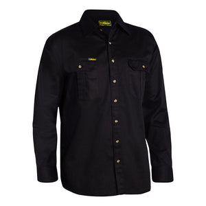 Bisley Original Cotton Drill Long Sleeve Work Shirt image