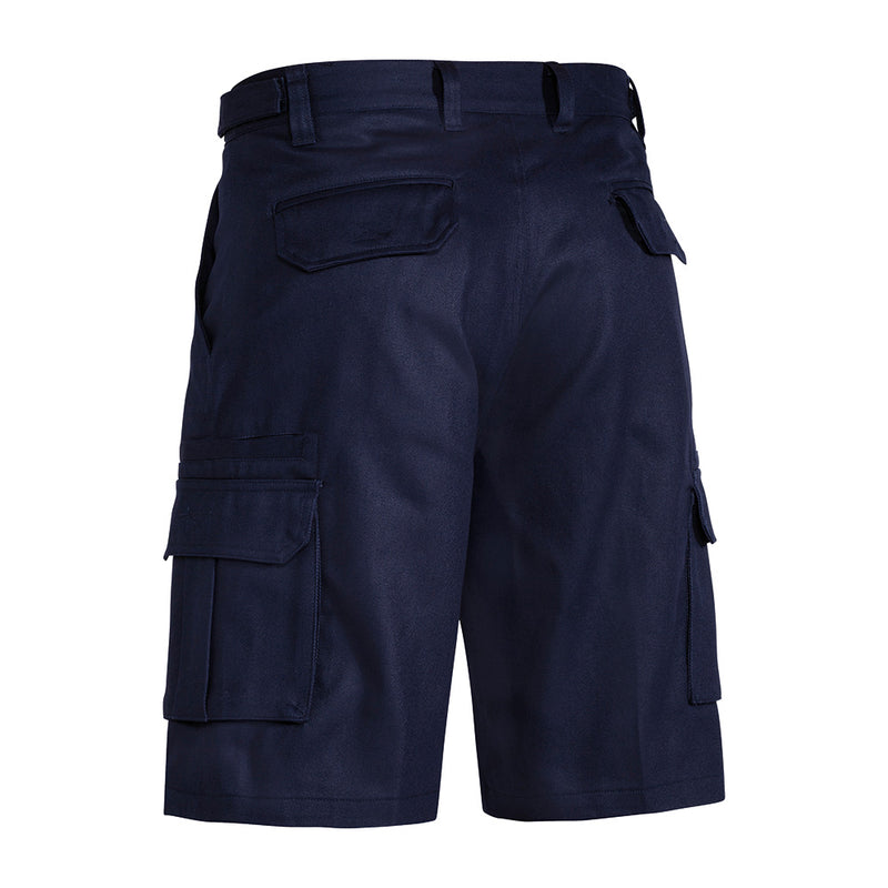 Load image into Gallery viewer, Bisley 8 Pocket Cargo Short featuring multiple pockets, reinforced belt loops, and an adjustable waistband, ideal for safety and workwear environments.