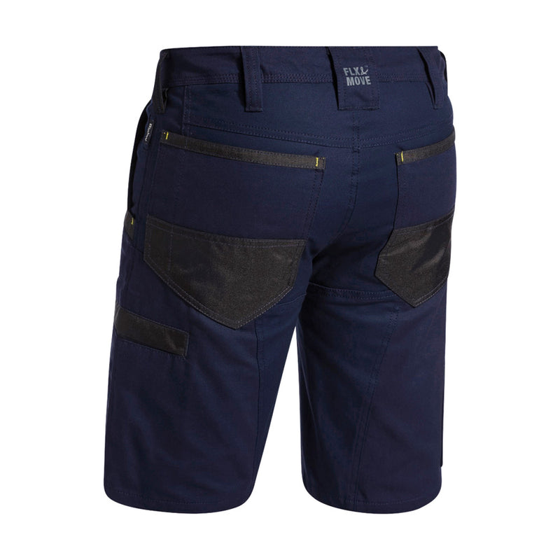Load image into Gallery viewer, Bisley Flex & Move Cargo Shorts featuring durable canvas fabric, multi-functional pockets, and reinforced belt loops. Designed with a curved waistband and stretch panels for comfort and mobility, ideal for active work environments.