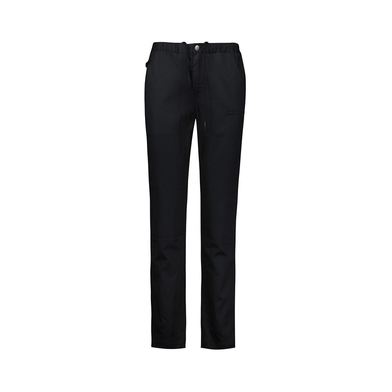 Load image into Gallery viewer, Biz Womens Saffron Chef Flex Pant, designed for active safety and comfort, features a tapered fit with elasticated waist, multiple functional pockets, including a thigh pocket, perfect for professional kitchen environments.