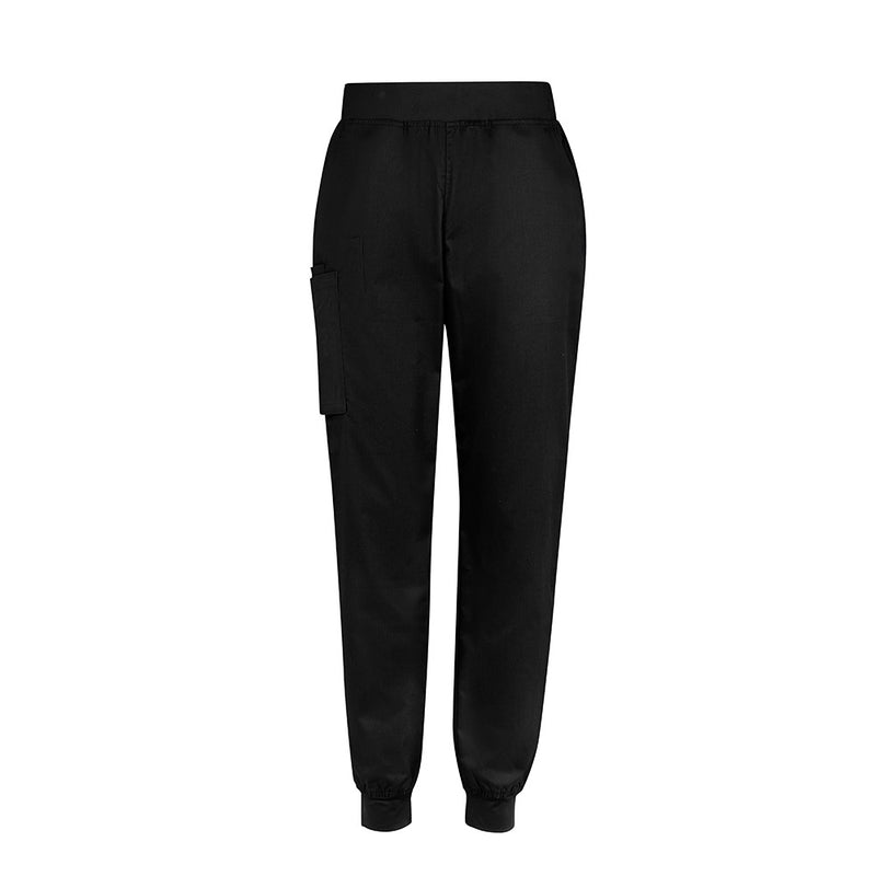 Load image into Gallery viewer, Biz Womens Riley Slim Leg Jogger Scrub Pant featuring a streamlined design with cargo pockets and utility loops, crafted for durability and comfort with a cotton-rich fabric blend, ideal for active work environments.