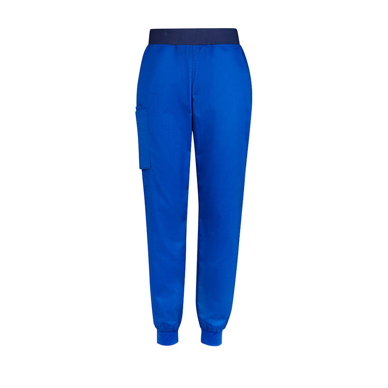Load image into Gallery viewer, Biz Womens Riley Slim Leg Jogger Scrub Pant features a sleek design with utility loops, side and cargo pockets, and a comfortable yoga-style waistband, ideal for active healthcare professionals seeking comfort and functionality.