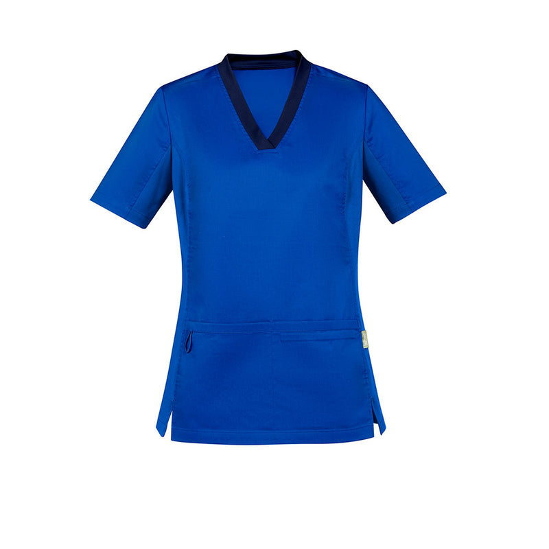 Load image into Gallery viewer, Biz Womens Riley Stretch Scrub Top