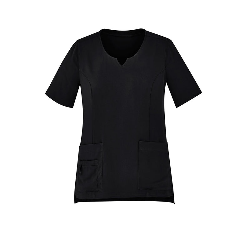 Load image into Gallery viewer, Biz Womens Avery Round Neck Scrub Top