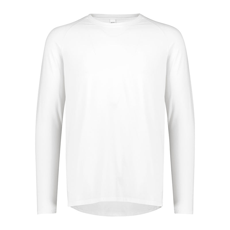 Load image into Gallery viewer, Biz Performance Men’s Long Sleeve Tee featuring raglan sleeves for enhanced movement, crafted from soft cotton with Silverplus® antibacterial protection, ideal for active wear or as a versatile base layer.