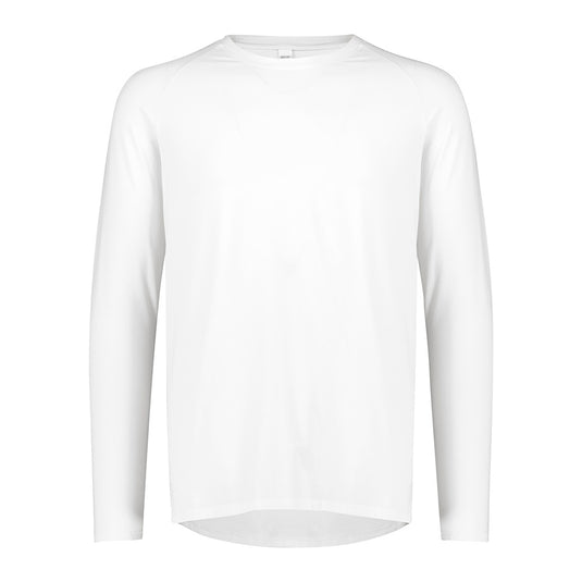 Biz Performance Men’s Long Sleeve Tee featuring raglan sleeves for enhanced movement, crafted from soft cotton with Silverplus® antibacterial protection, ideal for active wear or as a versatile base layer.