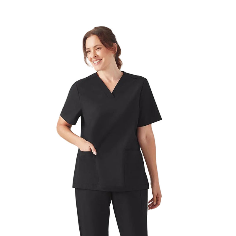 Load image into Gallery viewer, Biz Womens Pulse V-Neck Scrub Top