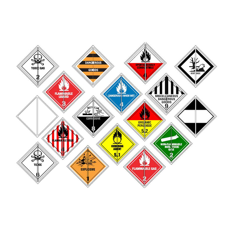 Load image into Gallery viewer, Dangerous Goods Diamond Flip Sign