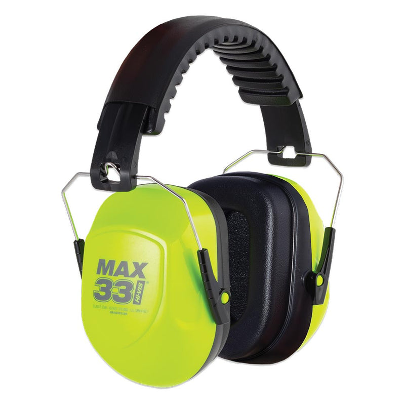 Load image into Gallery viewer, Esko Max33 Hivis Folding Earmuff Class 5