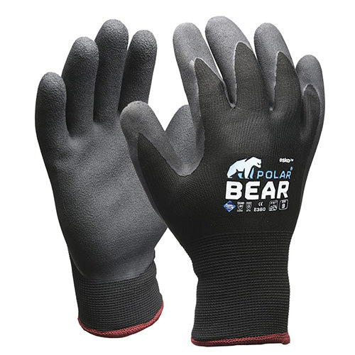 Esko Polar Bear Thermal Glove showcasing its two-layer insulated liner and FGT Flexi-Grip Technology, designed for superior grip in cold, wet conditions. Ideal for safety and work environments.