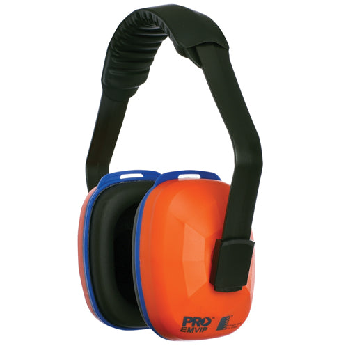 Pro Viper Earmuffs Class 5 with versatile three-position headband design, ideal for pairing with safety gear like hard hats and respirators, reflecting Active Safety’s commitment to comprehensive workplace protection.