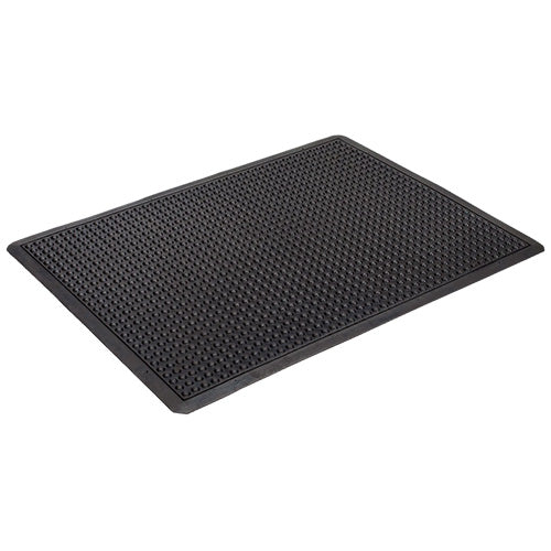 Ergo Anti-Fatigue Bubble Mat: 900 x 600mm, featuring molded bubbles for comfort and anti-creep feet, ideal for dry work areas like packing benches and counters.