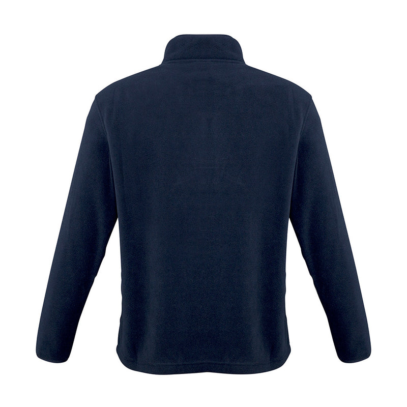 Load image into Gallery viewer, Biz Mens Trinity 1/2 Zip Fleece Pullover features a sleek, contemporary fit with concealed pockets and binding trim on the collar and cuffs, offering warmth without weight, ideal for workplace safety and comfort.