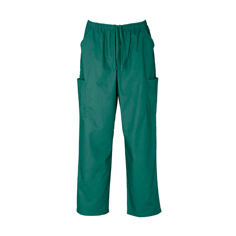 Load image into Gallery viewer, Bizcare Unisex Scrubs Cargo Pant, featuring close-up views of durable pockets and soft touch, naturally stretchy fabric ideal for workplace uniforms, crafted from a polyester-cotton blend for comfort and hygiene.