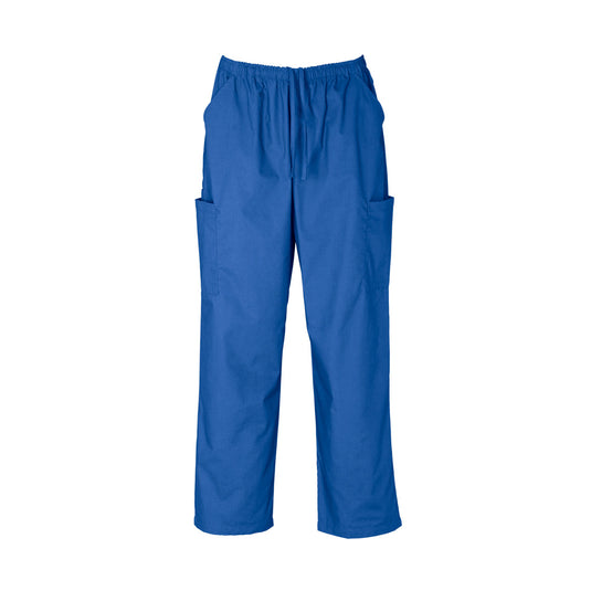 Bizcare Unisex Scrubs Cargo Pant featuring multiple pockets, crafted from a durable polyester-cotton blend with natural stretch for comfort. Suitable for high-temperature laundering, ideal for active workplace environments.