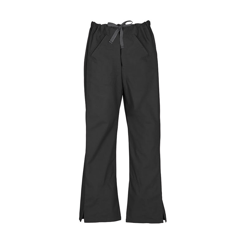 Load image into Gallery viewer, Biz Womens Classic Bootleg Scrubs Pant features a loose-fitting bootleg design with stitch details around the pockets, offering practical front welt pockets and a flat front with an elasticated rear waistband.