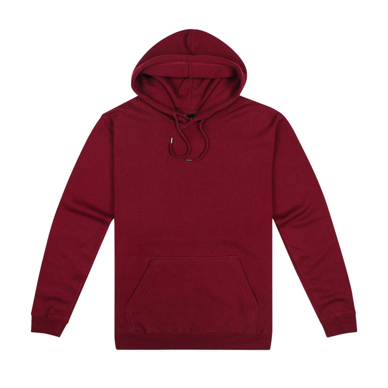 Load image into Gallery viewer, Origin 300gsm Pullover Hoodie featuring a lined hood with drawstring, bar-tacked pouch pocket, and reinforcing shoulder seams, embodying classic style with durability suited for workplace environments.