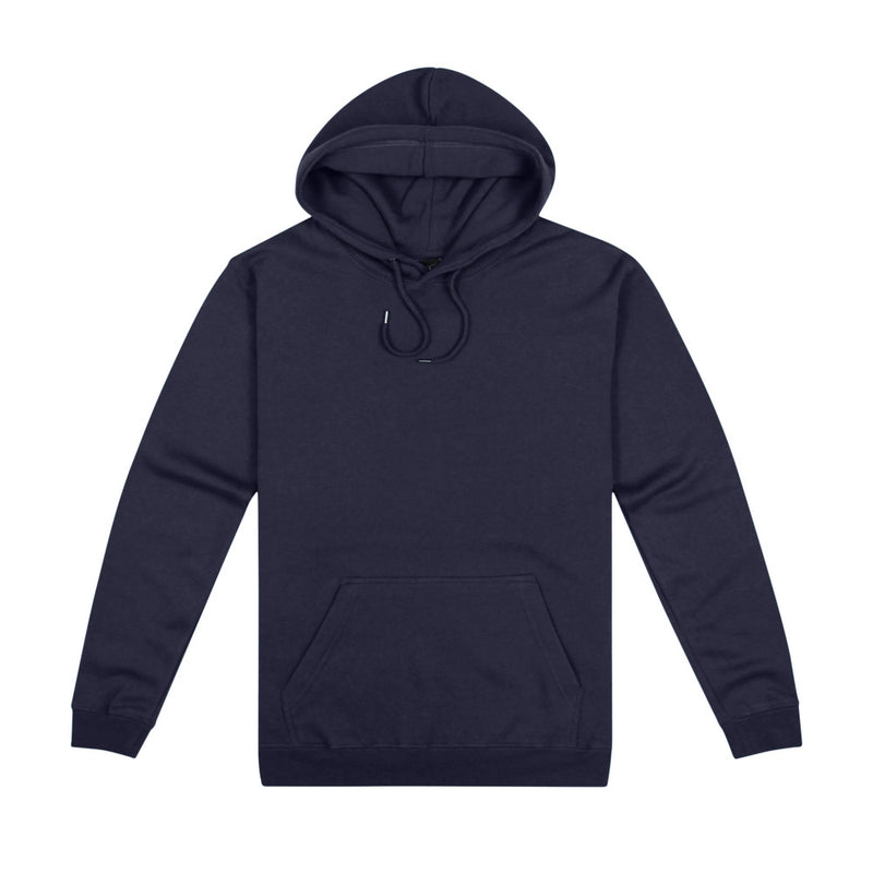 Load image into Gallery viewer, Origin 300gsm Pullover Hoodie showcasing a timeless design with a soft brushed interior, lined hood, drawstring, and bar-tacked pouch pocket, ideal for comfort and durability in any work environment.