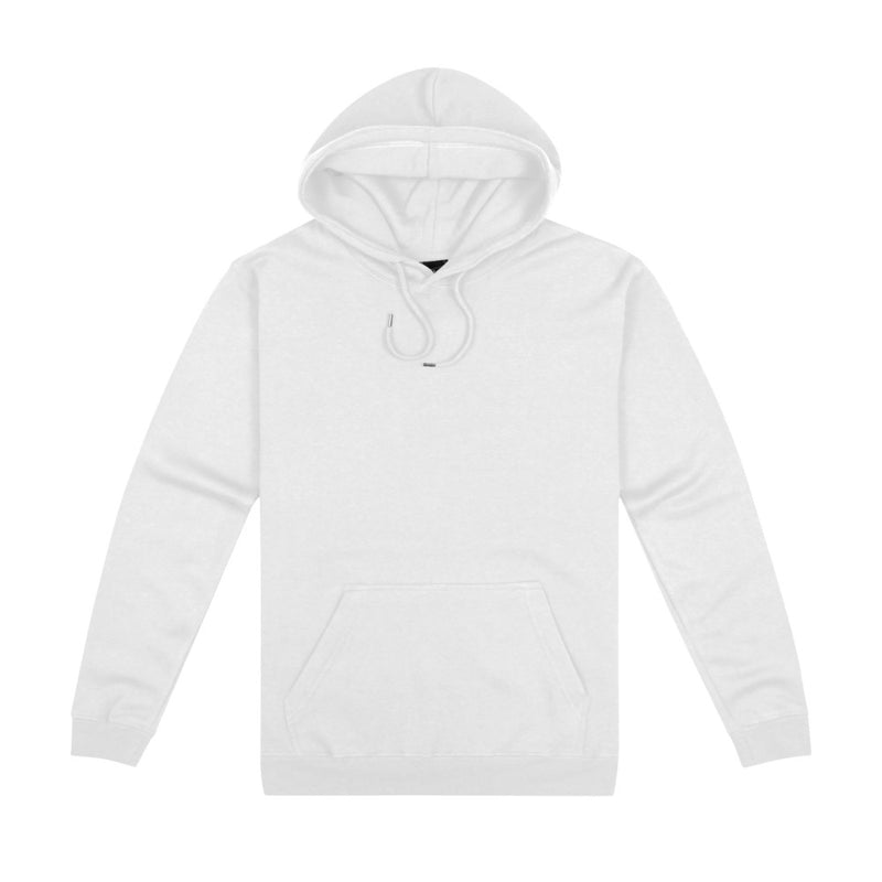 Load image into Gallery viewer, Origin 300gsm Pullover Hoodie with a lined hood and drawstring, featuring a soft brushed interior and bar-tacked pouch pocket, ideal for uniform and workwear use.