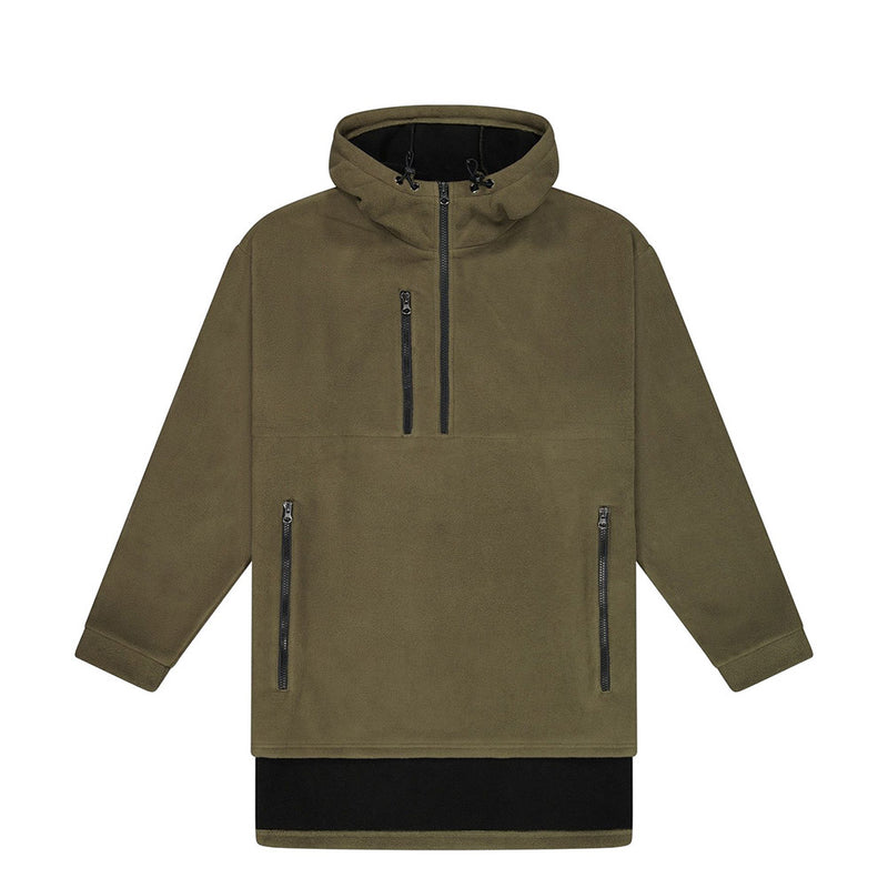 Load image into Gallery viewer, Cloke Hauroko Unisex Windproof Fleece, designed for ultimate protection, features a windproof 3-layer build, adjustable hood, and large pouch pocket, ideal for adventurous, safety-conscious individuals in challenging outdoor conditions.