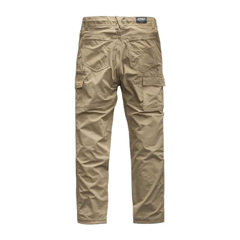 Load image into Gallery viewer, Jetpilot Jet-Lite Utility Pant featuring rear patch and large flap-closure cargo pockets, reinforced knees, and custom side entry pocket for clips. Ideal for safety and work environments, emphasizing durability and functionality.