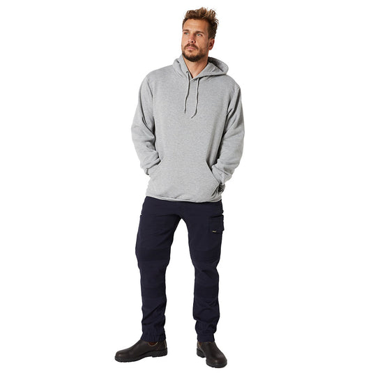 Model wearing Jetpilot Fueled Corrugated Stretch Pant with articulated knees and elasticated cuffs, showcasing reinforced knees and engineered pockets, standing in an active pose, highlighting durability and comfort.