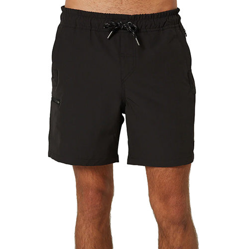 Load image into Gallery viewer, Jet-Lite Hybrid Elastic Waist Short with reinforced front entry pockets and secure zip-lock pockets, designed for durability and comfort, ideal for active and safety-focused environments.