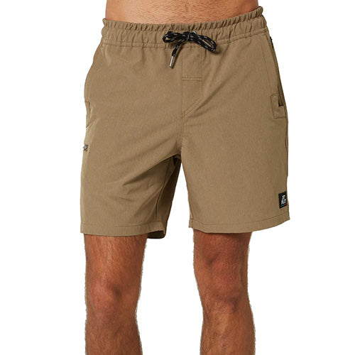 Load image into Gallery viewer, Jet-Lite Hybrid Elastic Waist Short featuring a durable build with reinforced pockets, secure zip-locks, and triple stitch construction, designed for active safety with comfort and utility in mind.