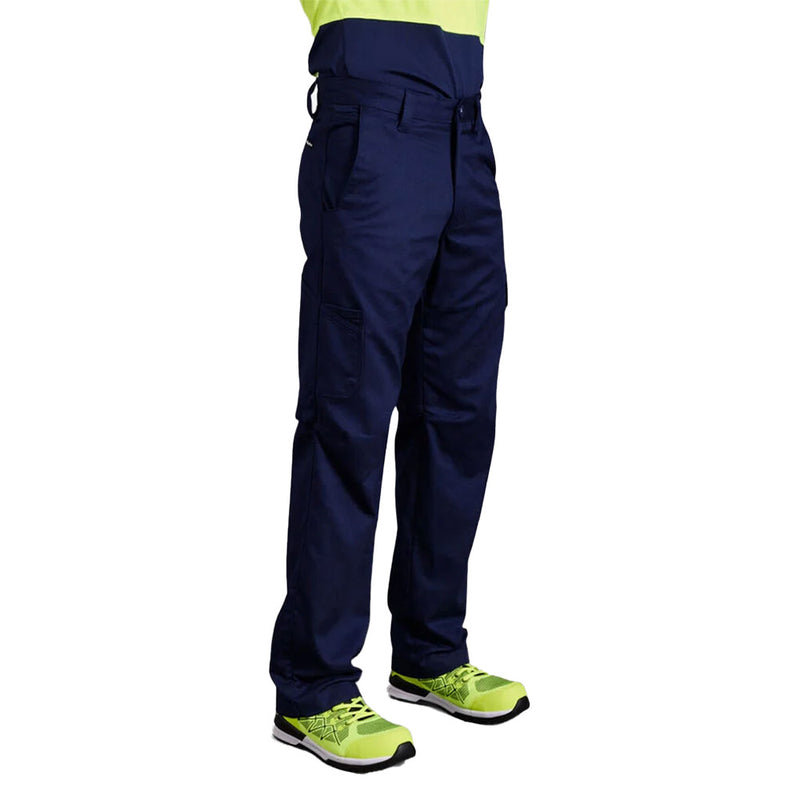 Load image into Gallery viewer, King Gee Workcool Trouser with contoured fit features behind-the-knee cooling vents and ten multifunctional pockets, reinforced with triple stitching, ideal for maintaining comfort in hot working conditions.
