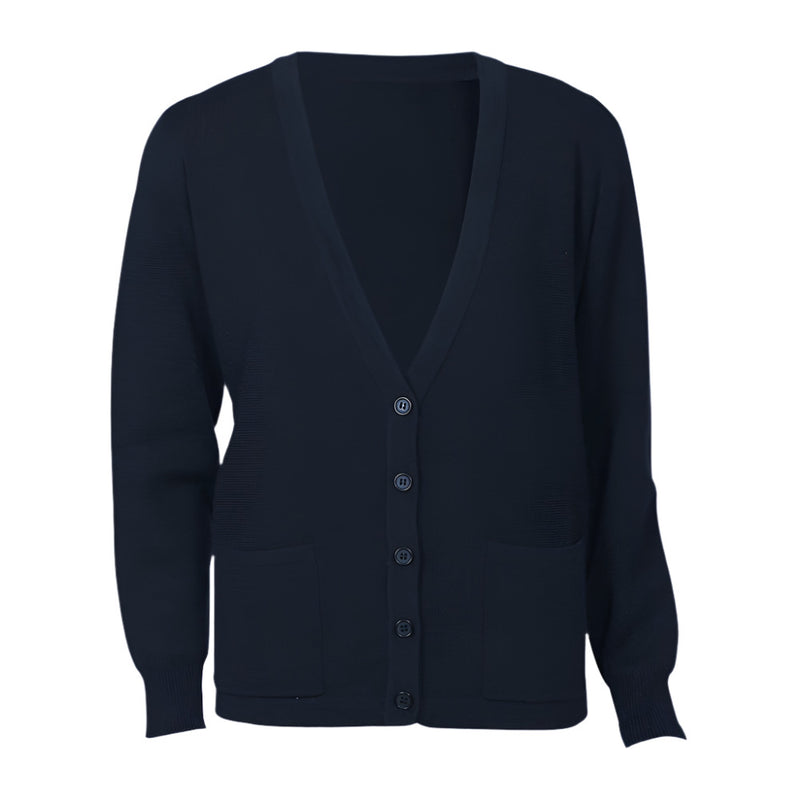 Load image into Gallery viewer, Biz Womens Woolmix Cardigan, a mid-weight cardigan featuring a button-through front and two functional pockets, crafted for durability and warmth, ideal for demanding environments.