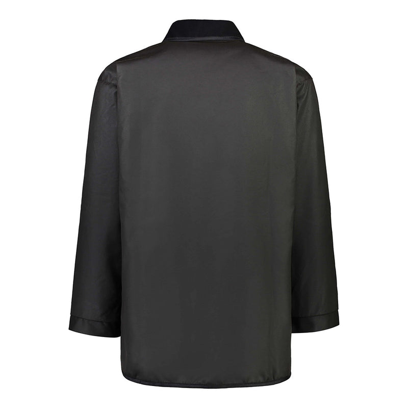 Load image into Gallery viewer, Far South Lumsden Long Sleeved Oilskin Jacket features a fleece lining and practical top chest and side pockets, crafted in New Zealand, ideal for safety and work environments.