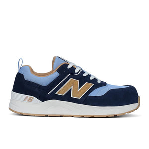 New Balance Elite Lite Safety Shoe, Blue/Coffee image