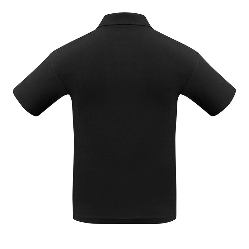 Load image into Gallery viewer, Biz Men's Ice Cotton Polo Shirt featuring a three-button placket and matching knitted collar, highlighting its premium combed cotton fabric and twin needle stitching for durability, ideal for active and professional settings.