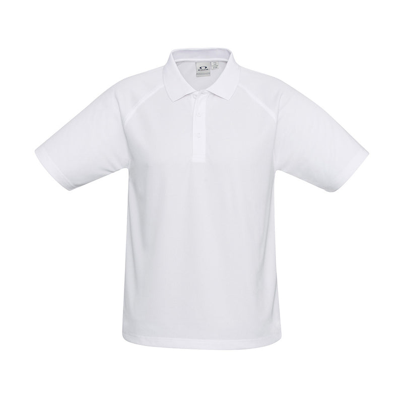 Load image into Gallery viewer, Biz Sprint Polo Short Sleeve features a breathable, open-weave mesh fabric with a matching knitted collar and raglan sleeves, ideal for active use, reflecting Active Safety's commitment to quality workwear.