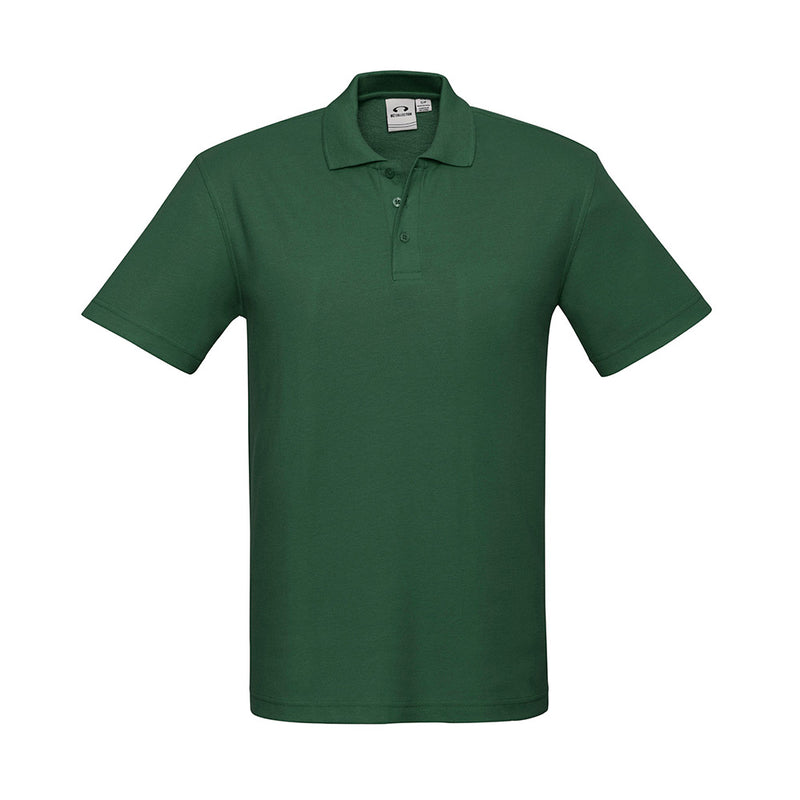 Load image into Gallery viewer, Biz Mens Crew Polo Shirt featuring durable stitching and a sleek knitted flat collar, designed for versatility and everyday use. Ideal for workplace settings, combining comfort and functionality with a loose pocket detail.