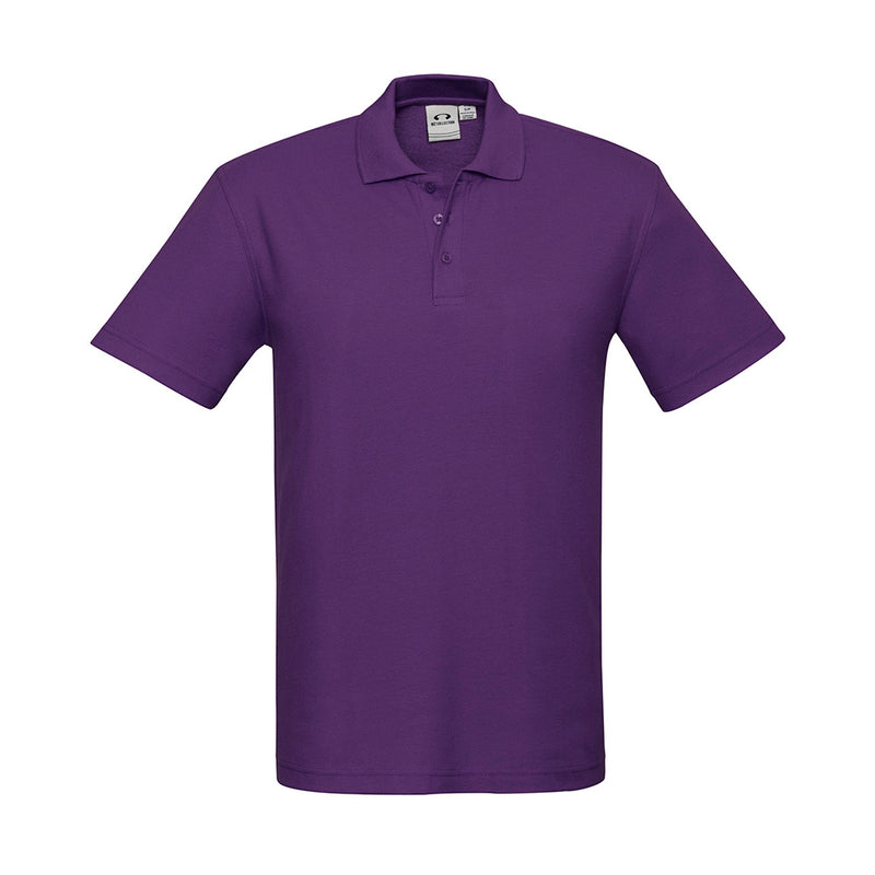 Load image into Gallery viewer, Biz Mens Crew Polo Shirt featuring a classic, tailored design with a flat collar and durable stitching. Ideal for workplace uniforms, this polo is crafted from a polyester-cotton blend for comfort and versatility.
