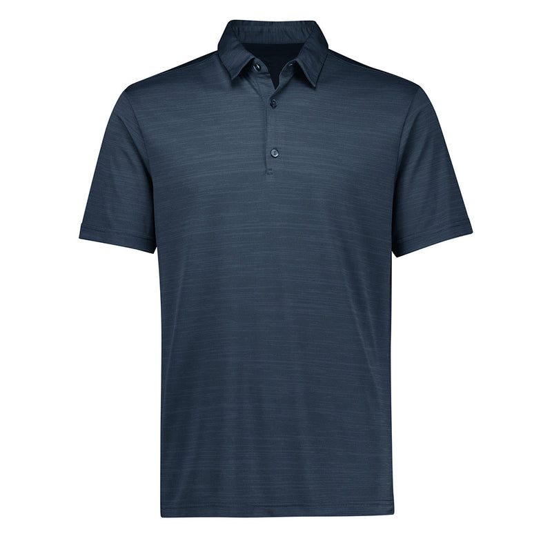 Load image into Gallery viewer, Biz Mens Orbit Short Sleeve Polo featuring a space-dye knit, two-piece collar, and grown-on placket, ideal for eco-conscious everyday or sportswear, reflecting Active Safety's commitment to quality workwear.