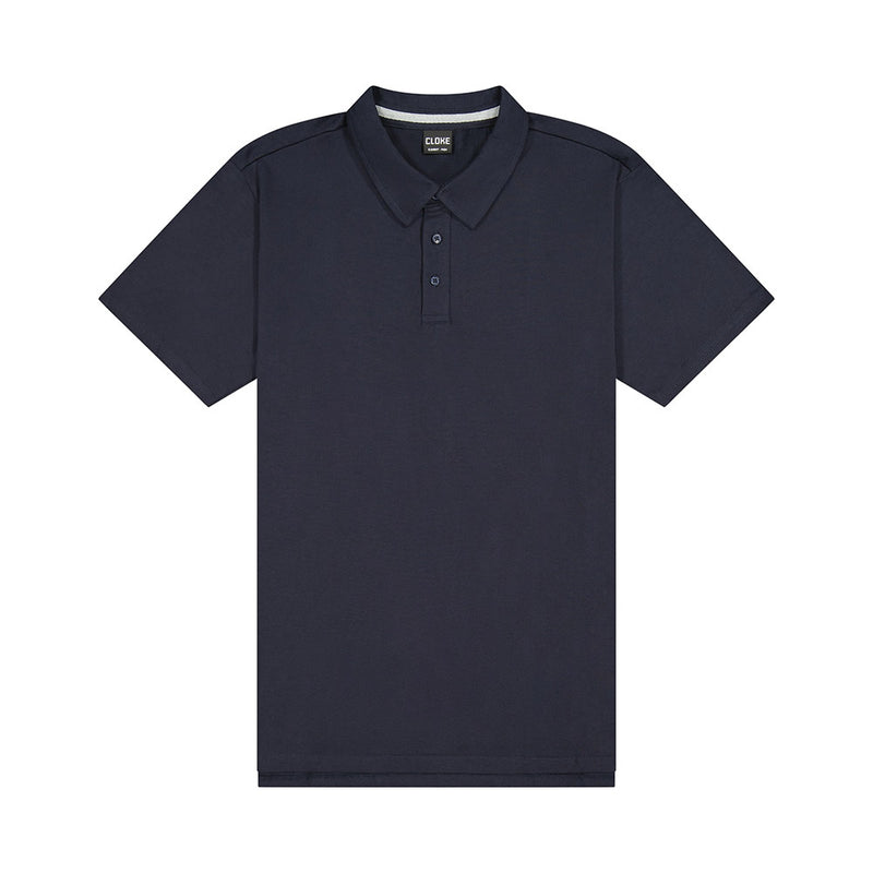Load image into Gallery viewer, Element Mens Short Sleeve Polo, made from 100% premium combed ring-spun cotton, features a heavyweight design with a self-fabric collar, contrast trim, and side splits, embodying durability and versatility for any setting.