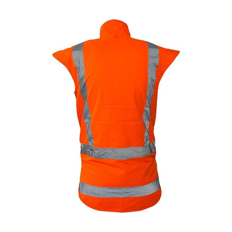Load image into Gallery viewer, Caution TTMC-W17 Orange Fleece Lined Vest