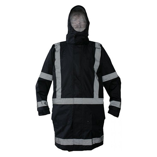 Caution Taped Rain Jacket – Active Safety - Main Image