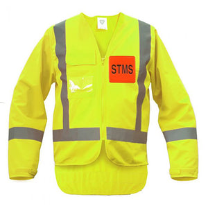 Caution STMS Long Sleeve Safety Vest image