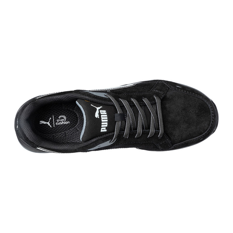 Load image into Gallery viewer, Puma Airtwist Safety Shoe featuring a triple density sole and fibreglass toe cap. Designed with a water-repellent suede leather upper and reflective elements, ideal for workplace safety and comfort.