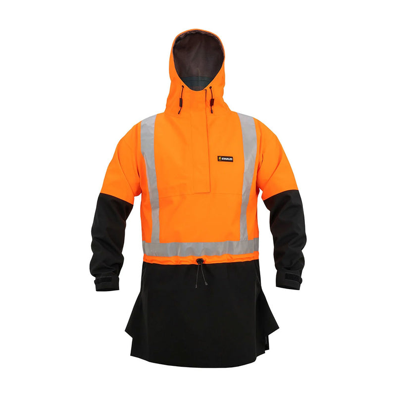 Load image into Gallery viewer, Swazi Karona Hi Vis Taped Anorak, Blaze/Black