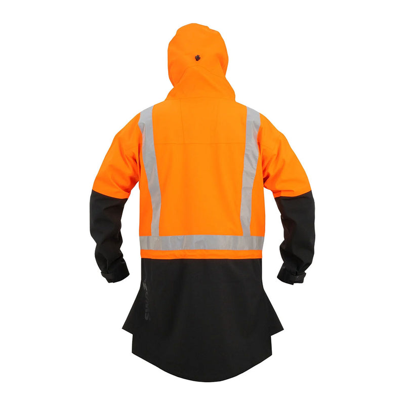 Load image into Gallery viewer, Swazi Karona Hi Vis Taped Anorak, Blaze/Black