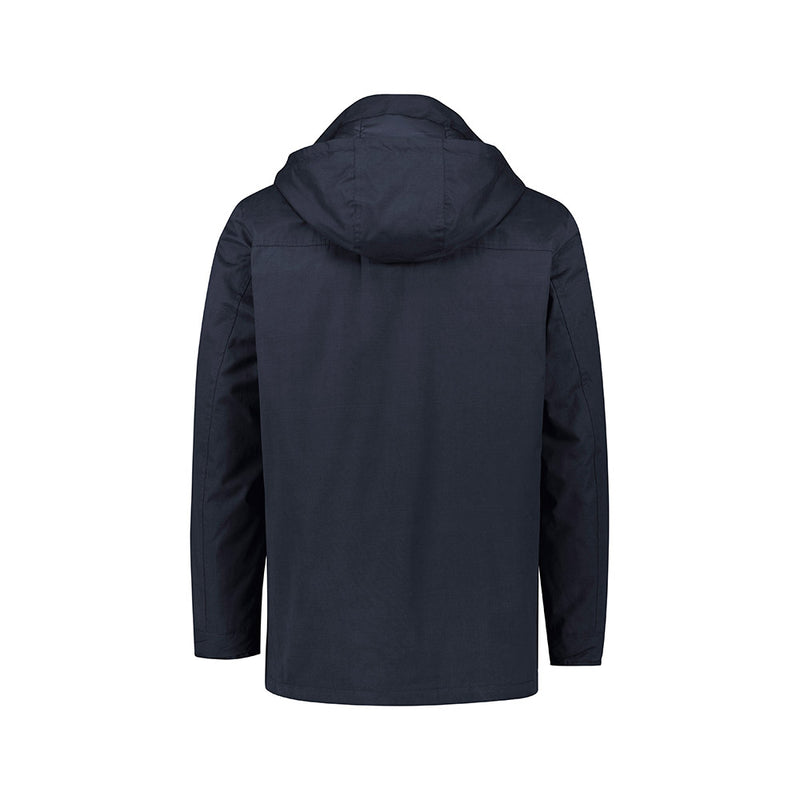 Load image into Gallery viewer, Biz Mens Melbourne Comfort Jacket, featuring a detachable hood and storm cover, designed for cooler months with a water-repellent finish, suitable for workplaces, combining practicality with a premium, soft brushed fabric feel.