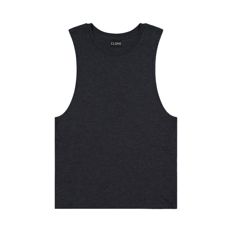 Load image into Gallery viewer, Big Air Tank Singlet, featuring large armholes and a chunky neck binding, offers comfort and style. Made from lightweight, pre-shrunk cotton, ideal for casual wear or workouts.