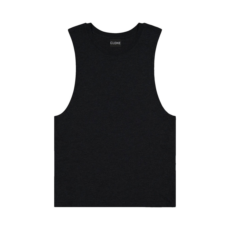 Load image into Gallery viewer, Big Air Tank Singlet with large armholes and chunky neck binding, crafted from superfine cotton for comfort. Ideal for workouts or casual wear, reflecting Active Safety's commitment to quality workwear and comfort.